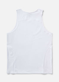 Back view of the ThinkFast Vent Tank showcasing its breathable design for high-sweat recreation.