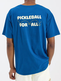 a person wearing a blue shirt
