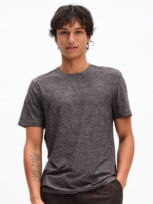 Men's CloudKnit Shortsleeve in Charcoal – image 1
