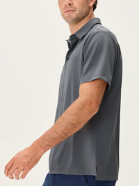 a person wearing a grey shirt