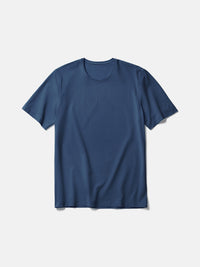 a person wearing a blue shirt