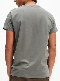 Men's Everyday Classic Shortsleeve in Blue Gum – back close-up