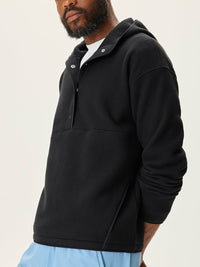 RecFleece Snap Up Hoodie Black