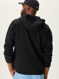 RecFleece Snap Up Hoodie Black