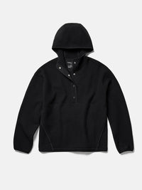 RecFleece Snap Up Hoodie Black