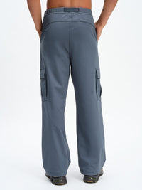 Men's RecTrek Cargo Pant in Dark Storm – back view