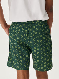 SolarCool 7in Short Evergreen Shibori