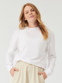 a person wearing a white shirt