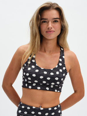 Doing Things Bra in Polka Dot – front close-up