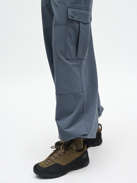 RecTrek Cargo Pant in Dark Storm – close-up of cargo pocket and hem