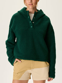 MegaFleece Cropped Pullover Conifer