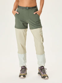 RecTrek Zip-Off Pant Tea Tree/Calcite/Milk Stone
