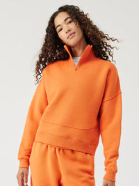 Nimbus 1/4 Zip Sweatshirt Mustang