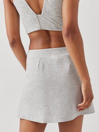 Court Skort 4.5in Dove/Ash