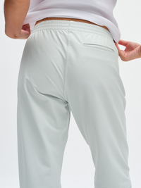 RecTrek 26" Pant in Mint Dust – back close-up of waistband and pocket