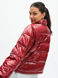 Gloss Puffer in Berry Baby – back three-quarter view