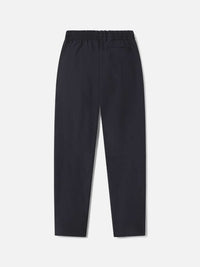 Back view of RecTrek 26" Pant in Navy, featuring a comfortable elastic waistband and back pocket.