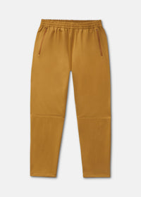Flat lay of RecTrek 26" Pant in Golden Yellow with internal drawstring and two side pockets.