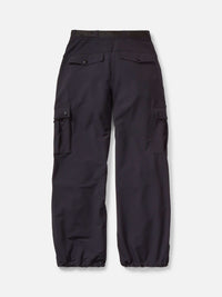 Back view of RecTrek Cargo Pant in Black, featuring cinchable hems and four utility-style pockets.