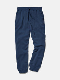 Flat lay of Stratus Sweatpant in Navy, heavyweight and ultra-soft fabric with relaxed fit.